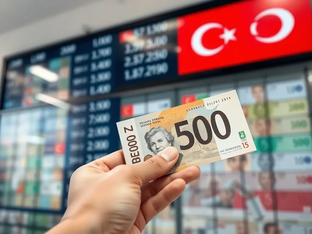 Ile to 500 zł w lirach tureckich? Sprawdź aktualny kurs!
