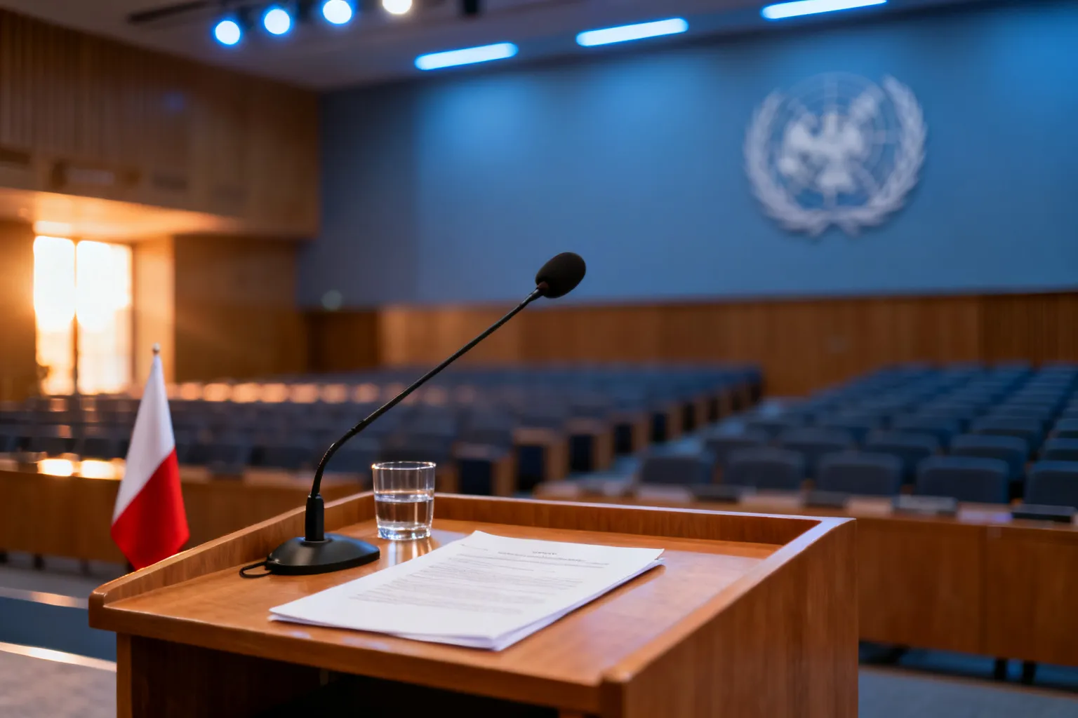 Michał Wyrębkowski przemówienie ONZ — Płocczanin o polskiej nauce i AI na forum Zgromadzenia Ogólnego