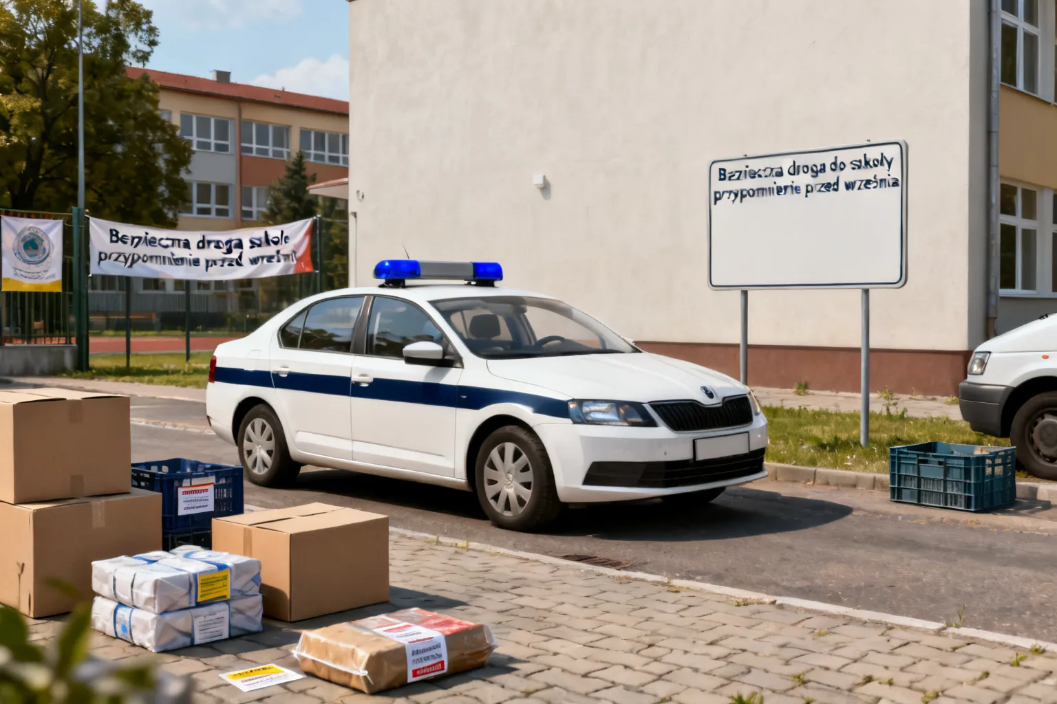 Bezpieczna droga do szkoły w Płocku — przypomnienie przed 1 września