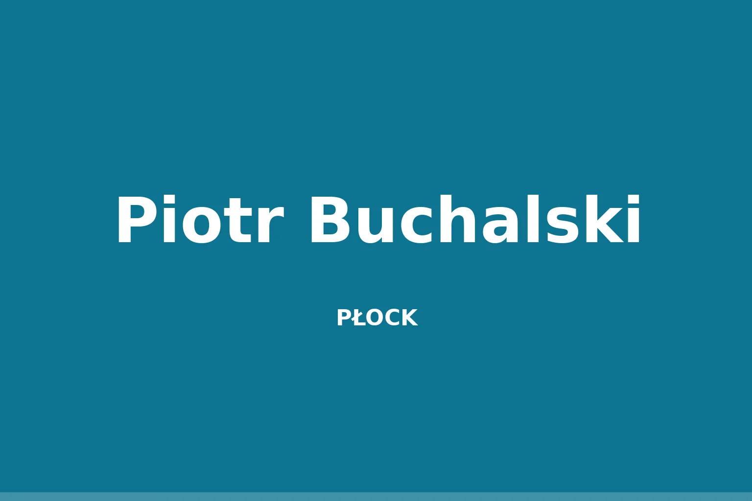 Piotr Buchalski