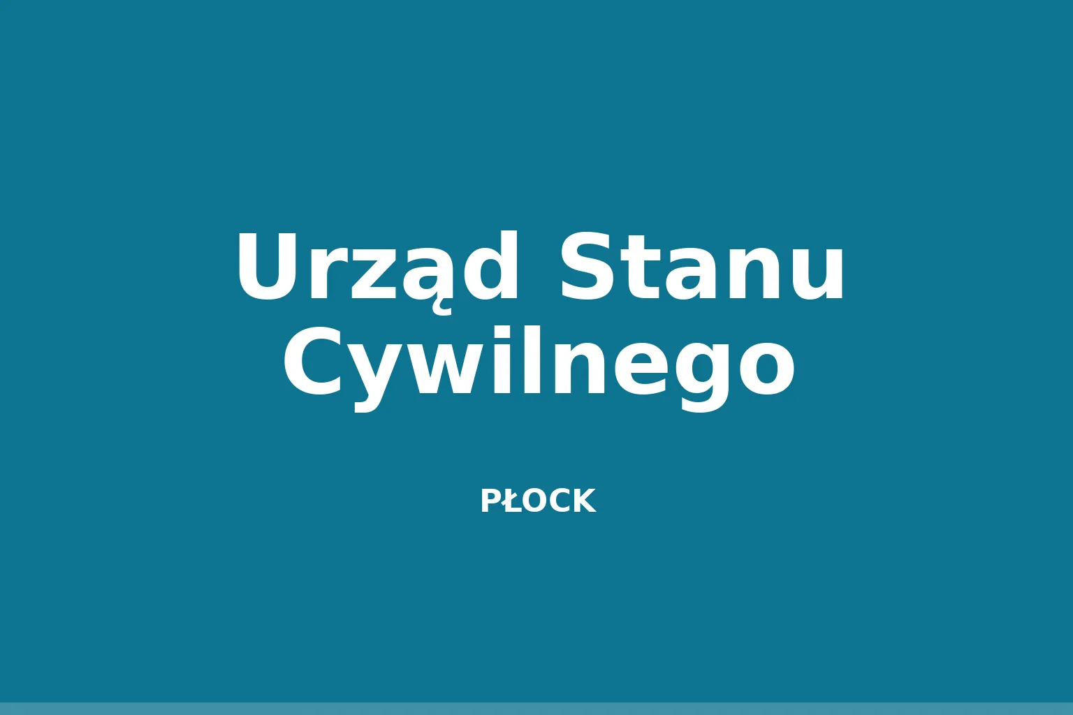 Urząd Stanu Cywilnego