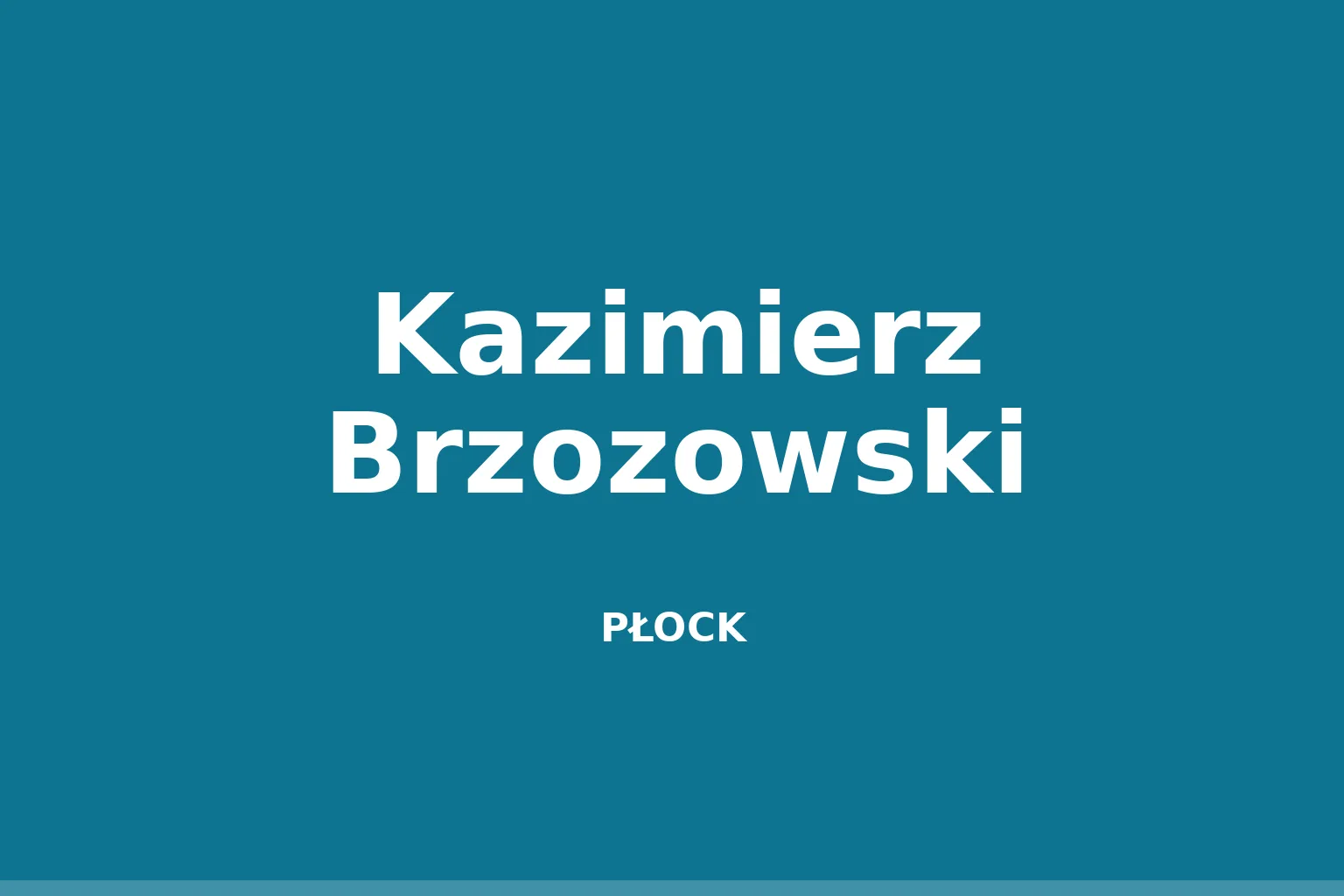 Kazimierz Brzozowski