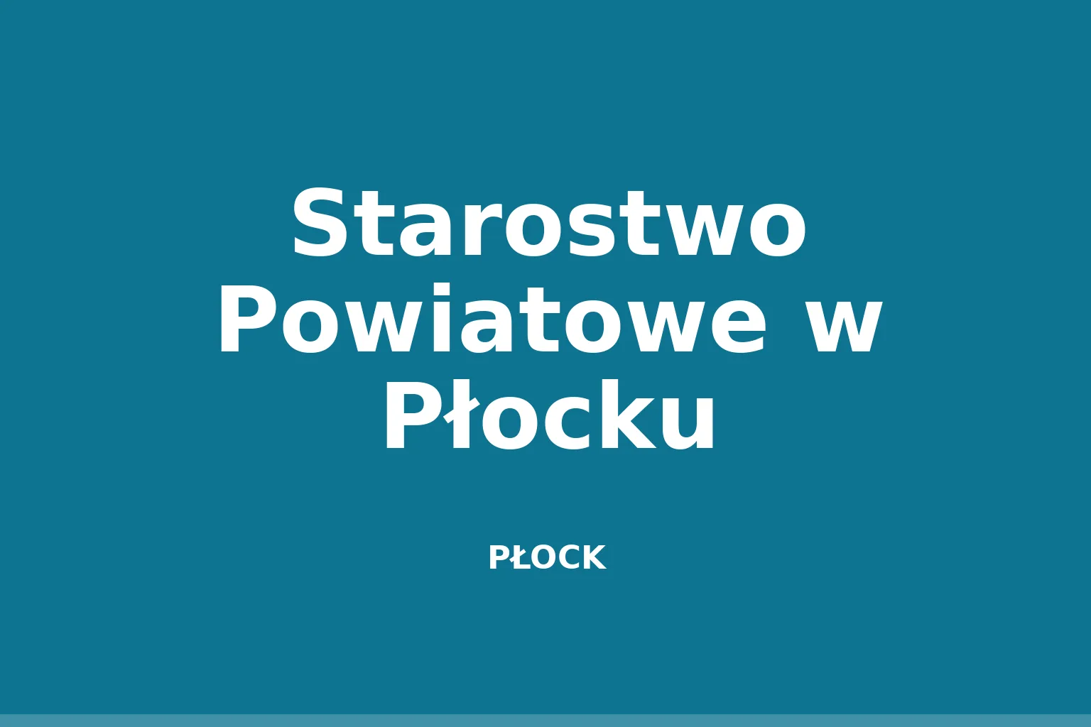 Starostwo Powiatowe w Płocku