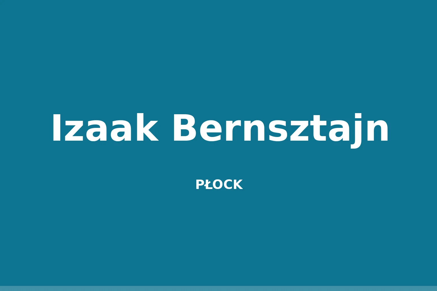 Izaak Bernsztajn