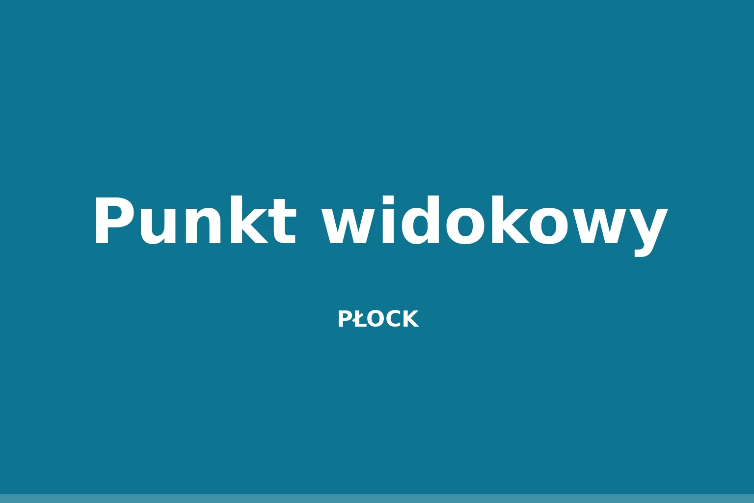 Punkt widokowy